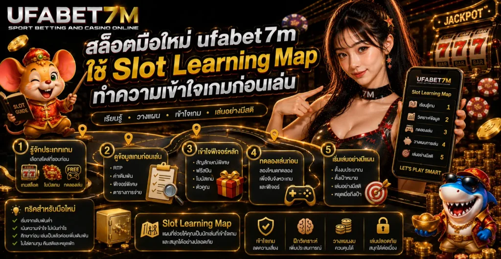 สล็อตมือใหม่ ufabet7m ใช้ Slot Learning Map ทำความเข้าใจเกมก่อนเล่น